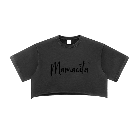 Mamacita Raw Edge Crop Top